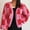 Hot Pink, variant on Women's Long Sleeve Oversized Sweater Checkered Cardigan Open Front Outerwear Tops