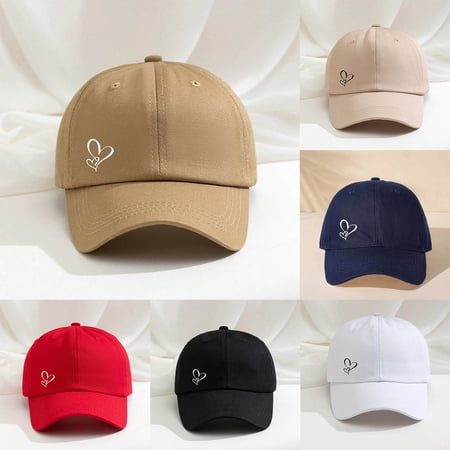CAIXIA Women Baseball Cap Adjustable Strap Upf 50+ Sun Hat Soft Brim Unstructured Baseball Hats for Women Plain Caps Visor Hats for Women