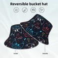 thumbnail image 6 of Balery Joystick Gamepad Sun Hats for Men Women Bucket Hat UPF 50+ Buckey Hat Boonie Hat Foldable UV Protection Hiking Beach Fishing Summer, 6 of 9