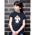 thumbnail image 2 of Panda Wishing Happy Birthday T-Shirt Juniors -Image by Shutterstock,  Small, 2 of 4