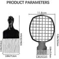 thumbnail image 4 of Hair Sponge Brush for Twists, 4 in 1 Afro Twist Comb Set, Afro Pick Comb., 4 of 5