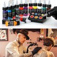 thumbnail image 2 of pinyuzog 14 Colors Tattoo Ink Set,15ml 1/2oz Tattoo Ink Colors Set for Outlining&Shading,Professionals Tattoo Pigments for Tattoo Body Art, 2 of 8