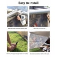 thumbnail image 7 of 4th of July RV Awning Sun Shade Screen 9'X15.3' Majestic Soaring Eagle Mesh Sunscreen American Flag Sky Could Awning Shade Screen with Zipper UV Blocker Completed Kits for RV Motorhome Camper, 7 of 7