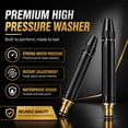 thumbnail image 3 of Heavy Duty Adjustable High Pressure Hose Nozzle with Connector Set Power Washer Spray Gun with 3 Spray Modes High Pressure Water Jet Sprayer for Car Wash Yard Patio Garden Outdoor Cleaning, 3 of 7