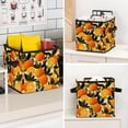 thumbnail image 7 of RATGDN Collapsible Fabric Cube Storage Bin with Double Handles for Living Room Bedroom Office Black - Orange Juice Fruit, 7 of 7