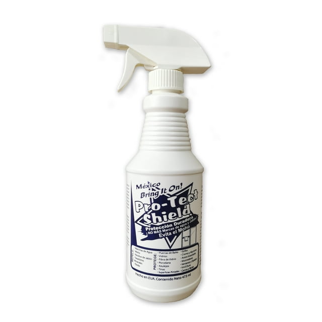 Protector PROTECT SHIELD - Repelente de Agua Protector de Vidrio Cristal Azulejo Porcelana Cerámica y Más - 473ml