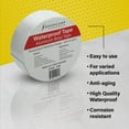 thumbnail image 5 of Shopcorp Waterproof Silver Aluminum Butyl Multi-Purpose Tape – Silver Heavy Duty High Heat Professional Foil for Sealing, Patching and Repairing Cracks in Tiles, Ducts and Metal (2 in x 16 ft, 1 Unit), 5 of 5