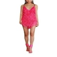 thumbnail image 1 of Femmes Paillettes Paillettes Club Partie Robe Sparkle Spaghetti Robe Sans Manches Dos avec Pompons, 1 of 5