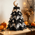 thumbnail image 6 of Halloween DIY Patchwork Tree Kit Fabric Craft Sewing Project with Layered Printed Panels for Seasonal Table Display for Beginners Crafters(Witch Hat）, 6 of 8