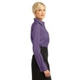 thumbnail image 2 of Red House Adult Female Women Pinpoint Long Sleeves Shirt Purple Dusk X-Small, 2 of 3