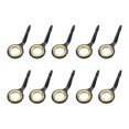thumbnail image 2 of facefd 10x Stainless Steel Fishing Rod Guides Fishing Rod Tip Repair Kit Gold 10, 2 of 8