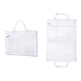 thumbnail image 4 of Yooshoverk Large Capacity Multi Pocket Mesh File Bag – Zippered Document Organizer For School & Office White Free Size, 4 of 8