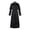 A-Black130, variant on Adults Solid Priest Robe Cape Cross Accented Cassock Formal Themed Event Robes