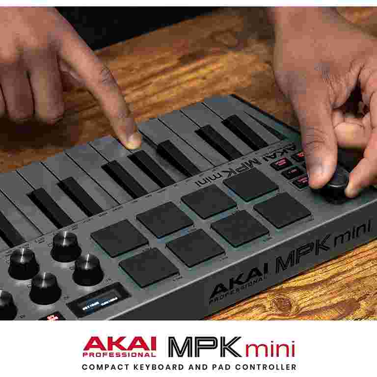 Akai Professional MPK Mini MK3 25-Key MIDI Studio Music Piano Akai Professional MPK Mini MK3 25-Key MIDI Studio Music Piano