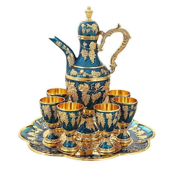 Vintage Teapot Set, European Set, Serving Antique Luxury Serving Tea