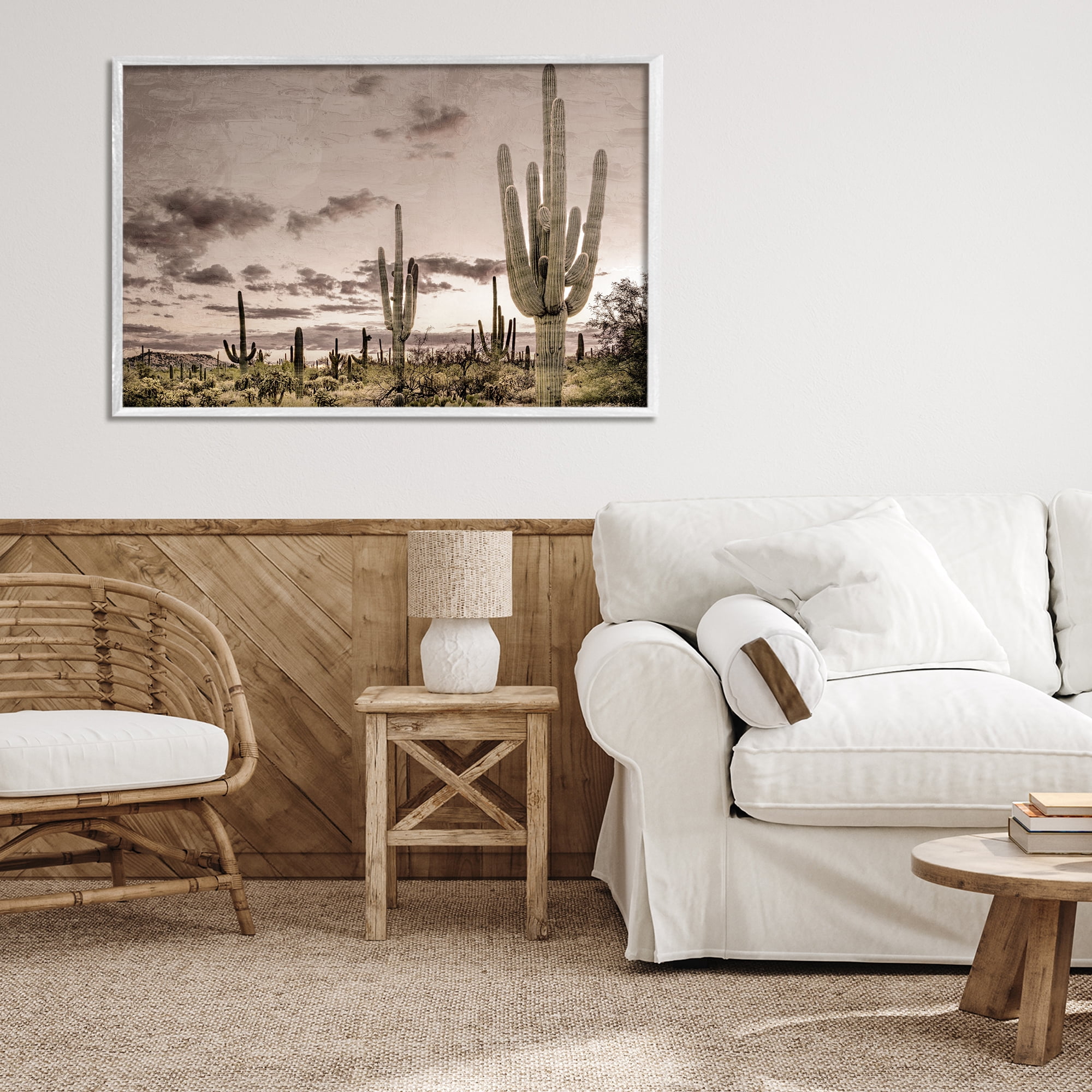 Stupell Industries Desert Sky Wilderness White Framed Giclee Art, design by Kim Allen