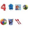 Super Mario Brothers Party Supplies Party Pack For 16 With Red #4 Balloon