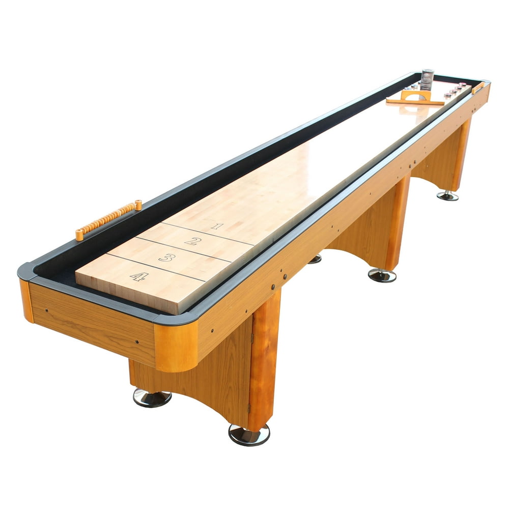 Playcraft Woodbridge Honey Oak 16' Shuffleboard Table
