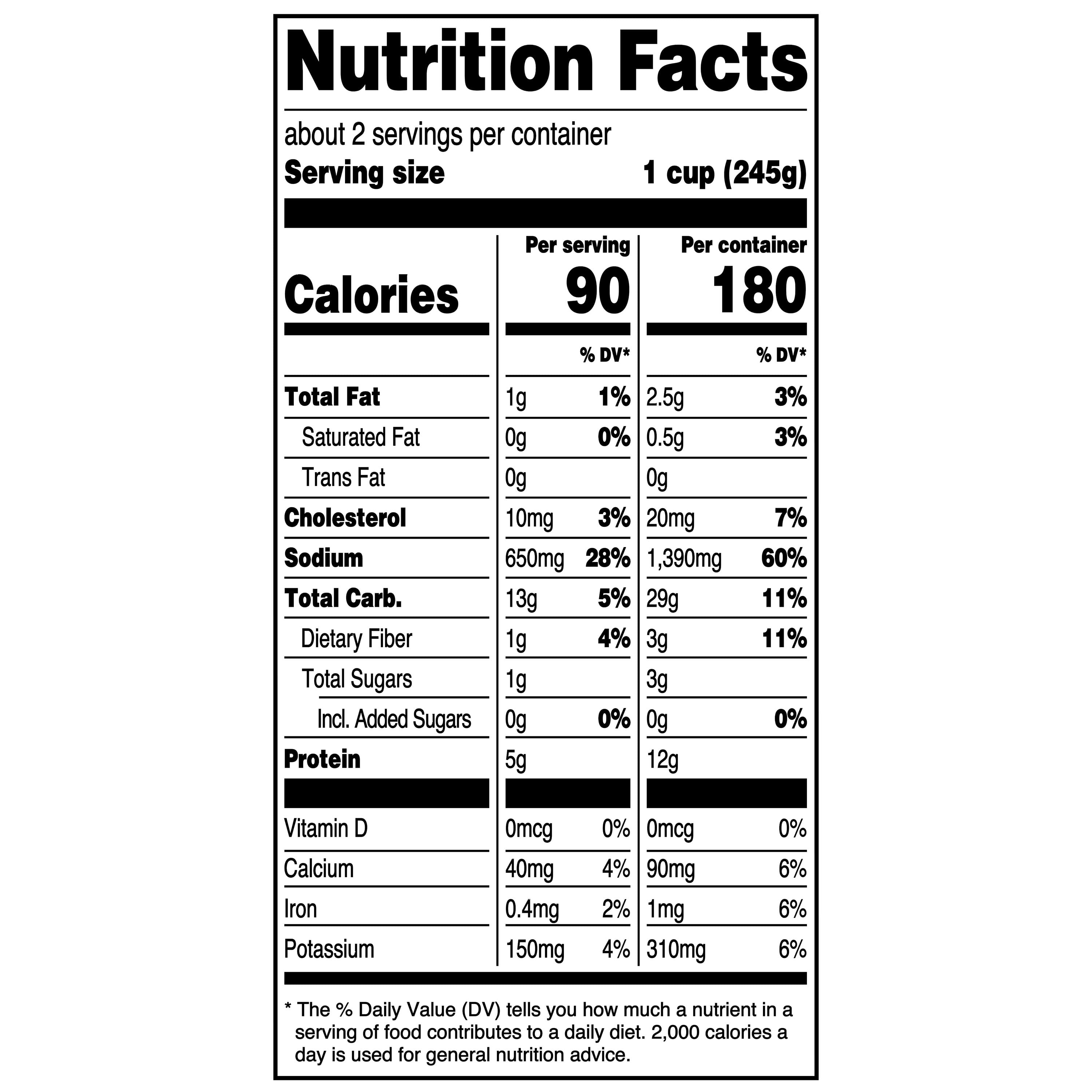 Great Value Organic Chicken & Wild Rice Soup, 18.6 oz Can