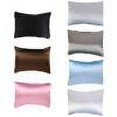 thumbnail image 3 of Satin Single Pillowcase Zipper Blue 20X29 Inch, 3 of 4