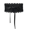 thumbnail image 3 of Cinturón de encaje Baoblaze Ancho 82,68 pulgadas negro para niña, 3 of 8