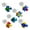 Bubble fish A, variant on Handmade Glass Fish Decorations with Bubble, 6Piece Aquarium Float Decoration for Creative Homes Embellishment