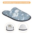 thumbnail image 3 of KLL Turtle Slippers for Women Men House Slip on Indoor Outdoor Bedroom Furry Fleece Lined Ladies Comfy Anti-Skid Rubber Hard Sole-Medium, 3 of 8