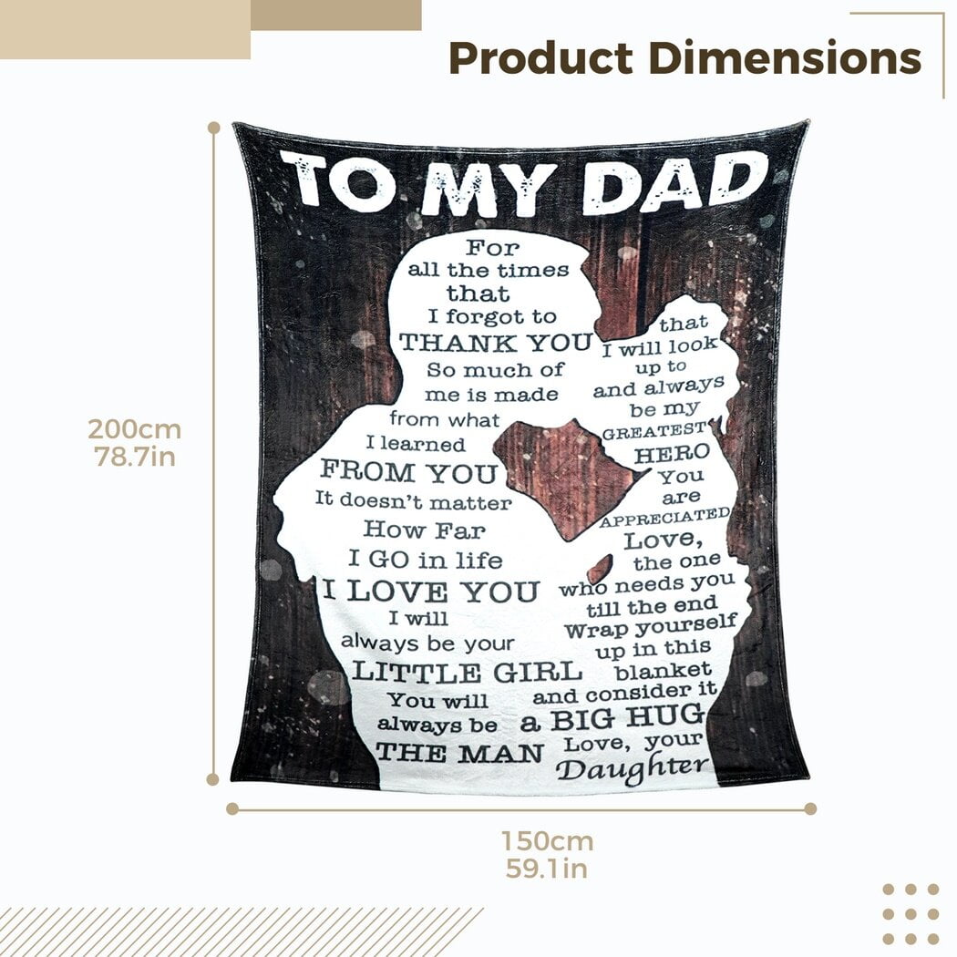 Father daughter blanket sale