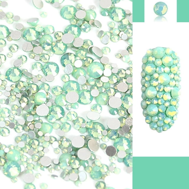 Nail Art Rhinestones Sparkling Pretty Nail Decoration Flat Back Clear Strass Stones For DIY