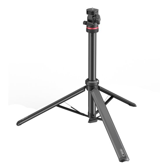 Ulanzi MT-80 Auto-Open Tripod – 2 m Light Stand with 1/4″ Mount, 360° Pan 180° Tilt, 5 kg Load Capacity for Camera, Light & Video Shooting