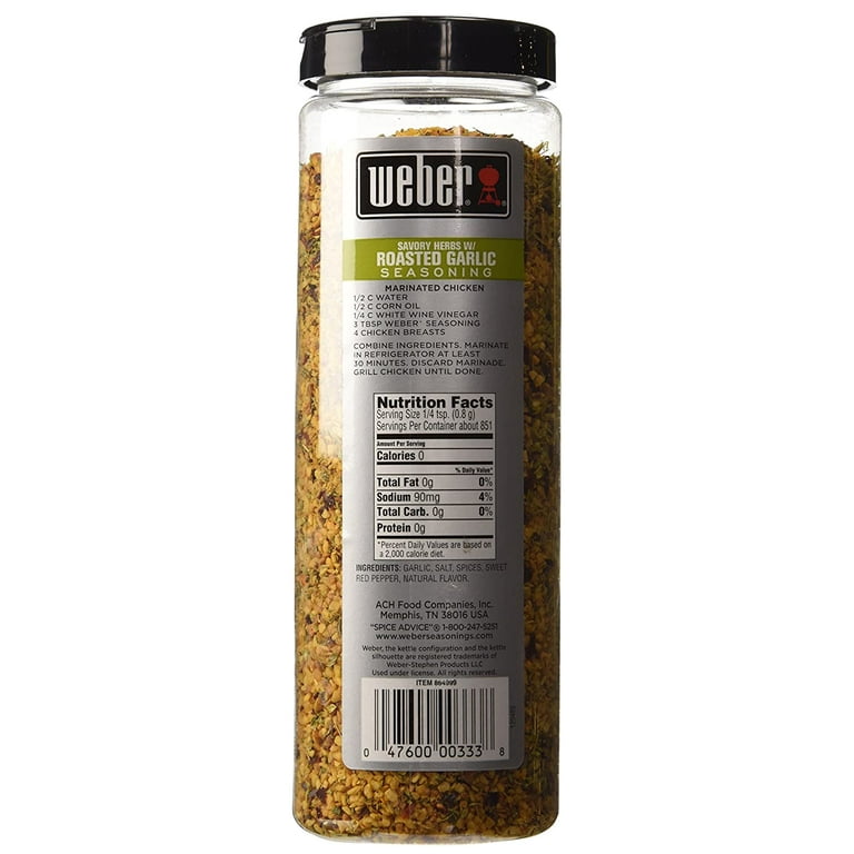 Weber Roasted Garlic and Herb Seasoning (7.75 oz.) 2 pk. – Openbax