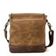 thumbnail image 3 of Bolsos de mensajero de moda TANGJMXG para hombres Lona y cuero, 3 of 5