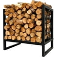 thumbnail image 3 of QinaQin Support pour Bois de Chauffage, Gain de Place, Intérieur Extérieur, Noir, 3 of 8