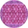 thumbnail image 1 of Ahgly Company Indoor Round Persian Purple Traditional Area Rugs, 6' Round, 1 of 4