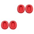 thumbnail image 1 of ZheElen Coussinets d'Oreille Couleur Unie Coussin Casque de Jeu Oreillettes Cache-Oreilles Pièces de Réparation Remplacement pour W820BT Rouge 2ensemble, 1 of 6
