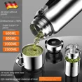 thumbnail image 2 of Large Capacity Thermos Water Bottle Temperature Display Stainless Steel Thermos Vacuum Hot Water Flask Vacuum  Insulated Mug Cup (800ml,Normal lid silver), 2 of 7