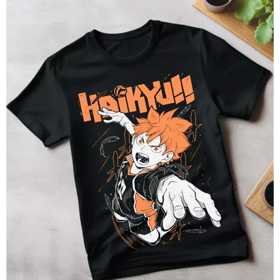 VINTAGE Hinata Shoyo Manga Strip Haikyuu Haikyu Anime Unisex Tshirt T-Shirt Tee ALL SIZE