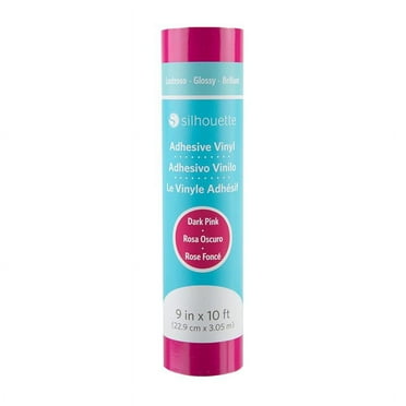 Silhouette Permanent Glossy Vinyl - 9 in. by 10 ft. - Dark Pink