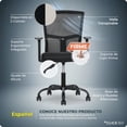 thumbnail image 5 of Click365 AeroCore M120 Mesh Mid Back Indoor Residential Ergonomic Office Chairs, Hardware Kit, Black, 5 of 14