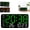 Black Shell Green Light, variant on Multifunctional Decorative LED Digital Wall Clock, Large Digital Wall Mount Clocks, Soft Night Light Design, with Date, Week, Temp, Humidity, for Living Room Bedroom Office (White Shell Blue Light)