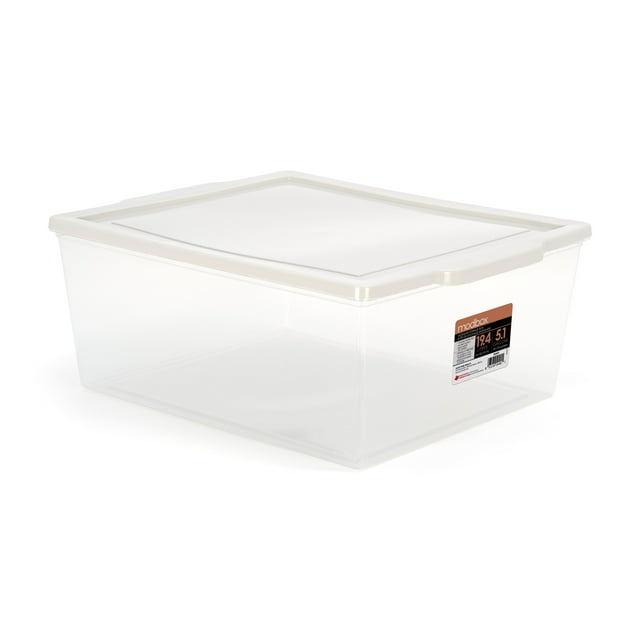 ModBoxTM 19.4L (5.1 gal.), Modular Series - Cool Grey & Clear