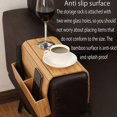 thumbnail image 3 of Couch Cup Holder Wood Multifunction TV Remote Holder, 3 of 5