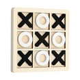 thumbnail image 4 of Tic TAC Toe Juego de mesa Rompecabezas Juego familiar Hecho a mano Clásico interactivo XO Table Toy Noughts and Crosses para niños Outdoor Indoor, 4 of 9