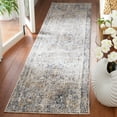 thumbnail image 3 of SAFAVIEH Moondust Ian Oriental Polyester Area Rug, Ivory/Blue, 4' x 6', 3 of 10