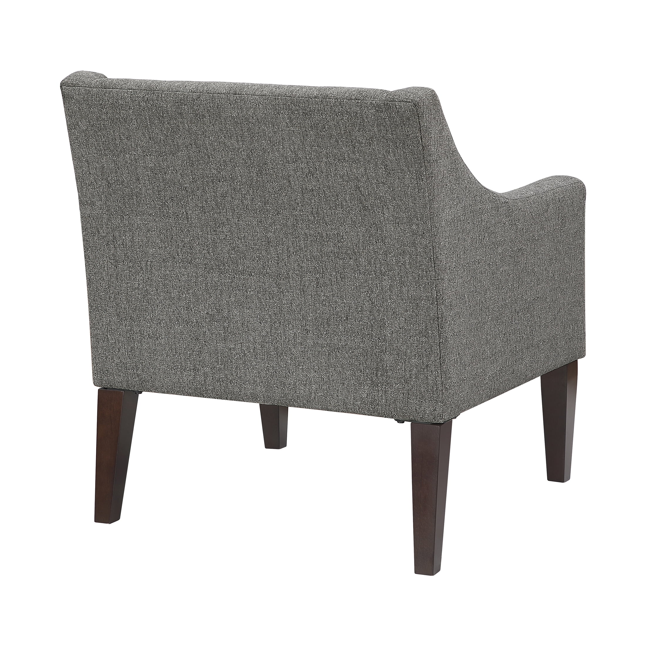 OakvillePark Solmera Textured Fabric Accent Chair, Dark Gray