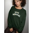 thumbnail image 2 of Good Morning W Daisies Sweatshirt Women -Image by Shutterstock, Female 3X-Large, 2 of 4