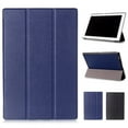 thumbnail image 2 of For Sony Xperia Z2 Tablet Case Tri-Fold PU Leather Stand Cover For Sony Xperia Z2 Z3 Z4 Case Tablet Coque Funda Black / Blue Black For Sony Xperia Z3, 2 of 5