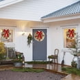 thumbnail image 5 of Christmas Wreath 2pcs 11.8"/15.7" Outdoor Lighted Christmas Wreath for Front Door, Xmas Wreath for Holiday Christmas Party Decorations, 5 of 7