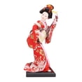 thumbnail image 2 of Muñeca geisha japonesa étnica, figura coleccionable, estilo vintage, colección artesanal. Estilo H, 2 of 9