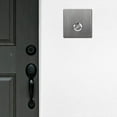 thumbnail image 3 of Modern Stainless Hardware S2 Stainless Steel Doorbell Button, 2.36” x 2.36” x 5/32”, 4mm Thick, 3 of 3